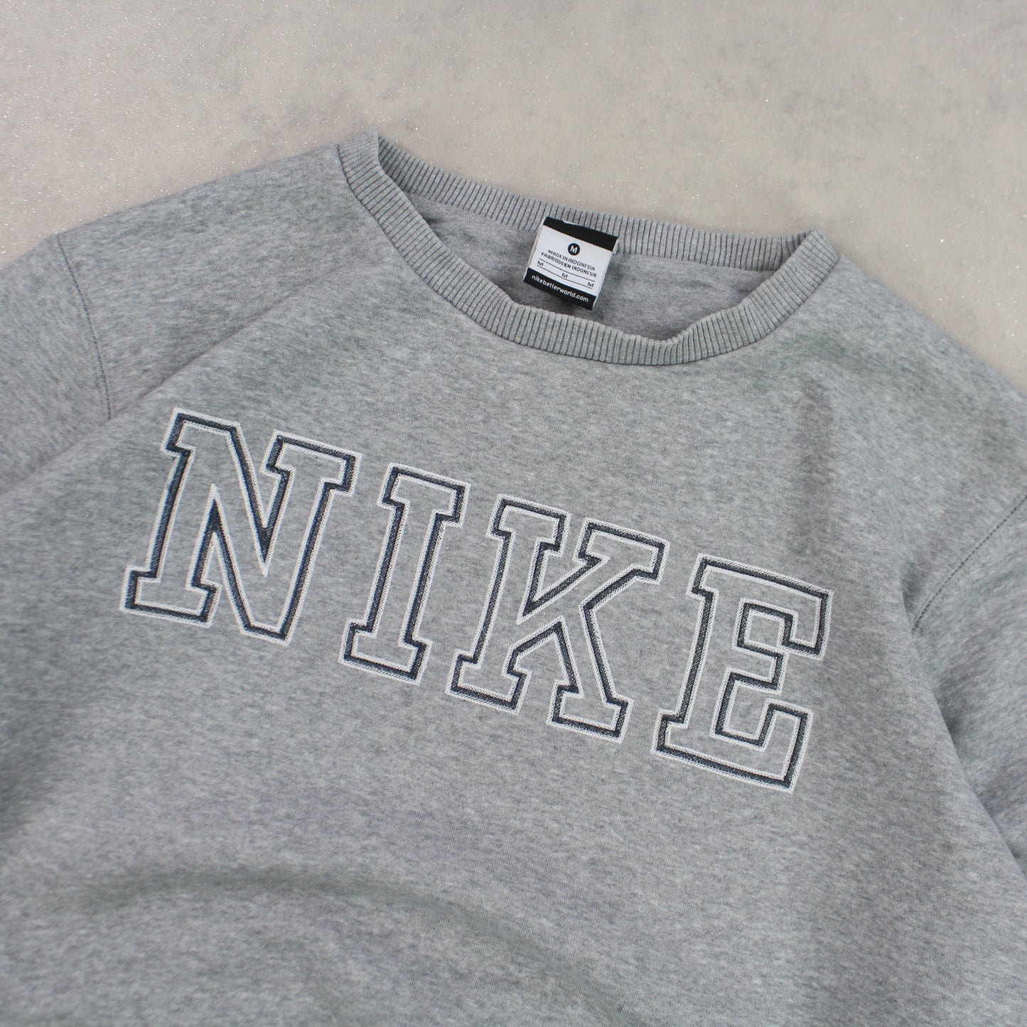 RARE 00s Nike Sweatshirt Grey - (S)