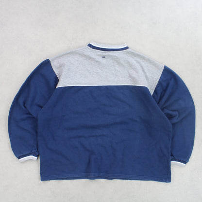 RARE Vintage 90s Nike Sweatshirt Navy - (S)