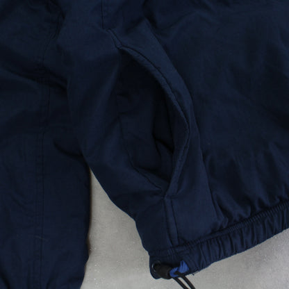 SUPER RARE 2000s Nike Reversible Jacket / Fleece Navy - (L)