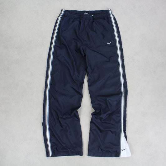 SUPER RARE 00s Nike Trackpants Navy - (S)