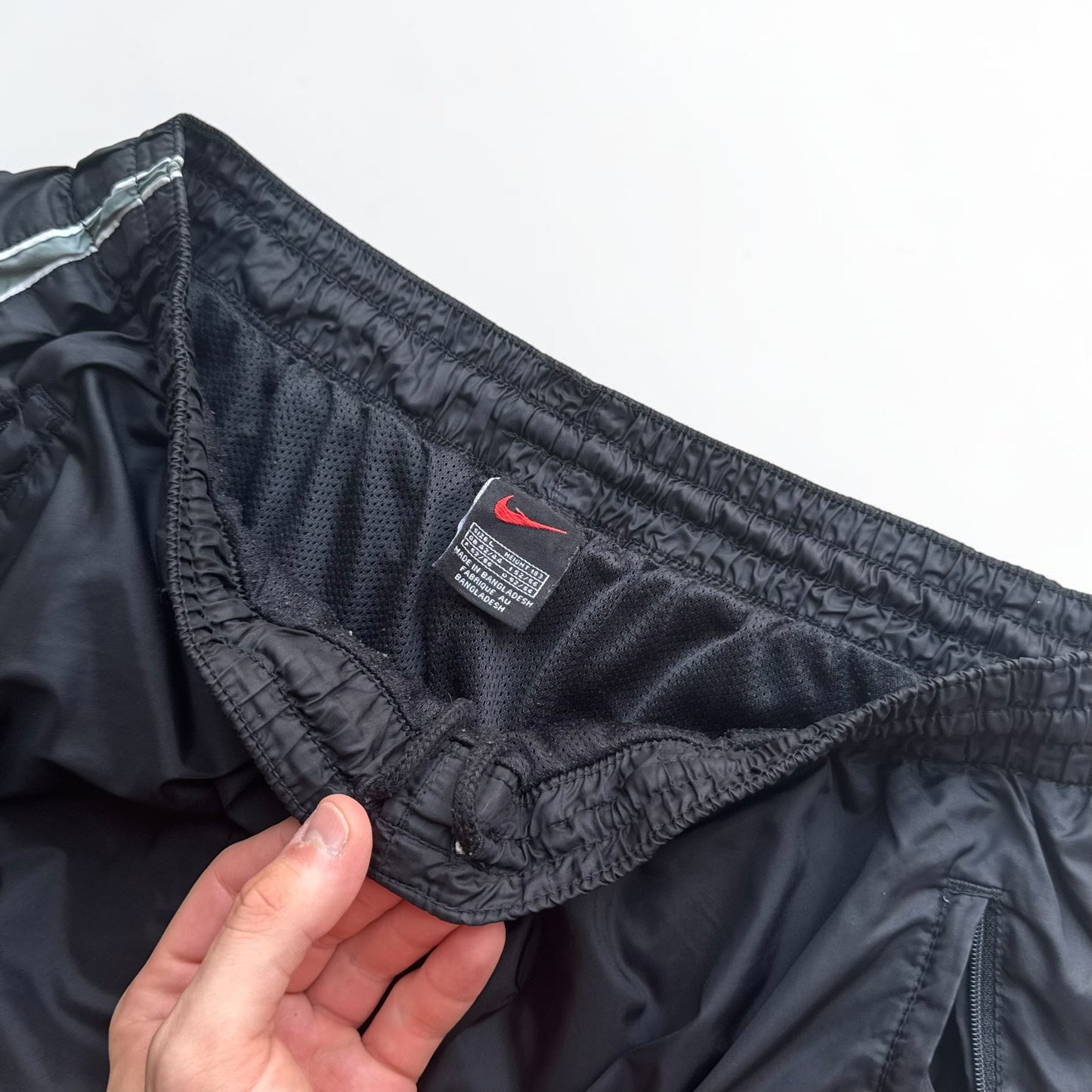 SUPER RARE 1990s Nike Trackpants Black - (L)