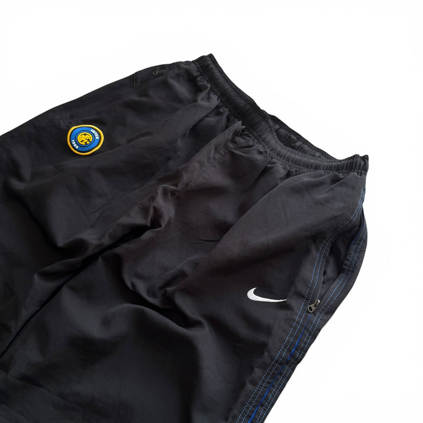 SUPER RARE 2000s Nike Milan Trackpants Black - (M)