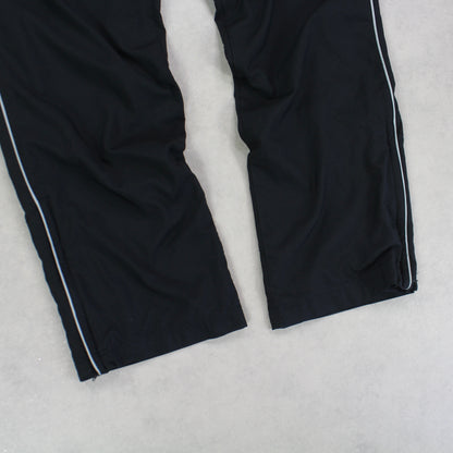 RARE 2000s Baggy Nike Trackpants Black - (L)