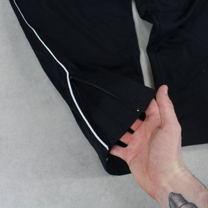 RARE 00s Baggy Nike Trackpants Black - (M)