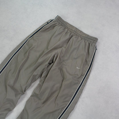 RARE 00s Nike Trackpants Green - (S)