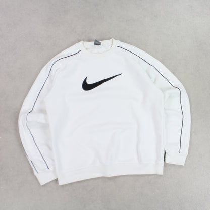 RARE 00s Nike Sweatshirt White - (S)