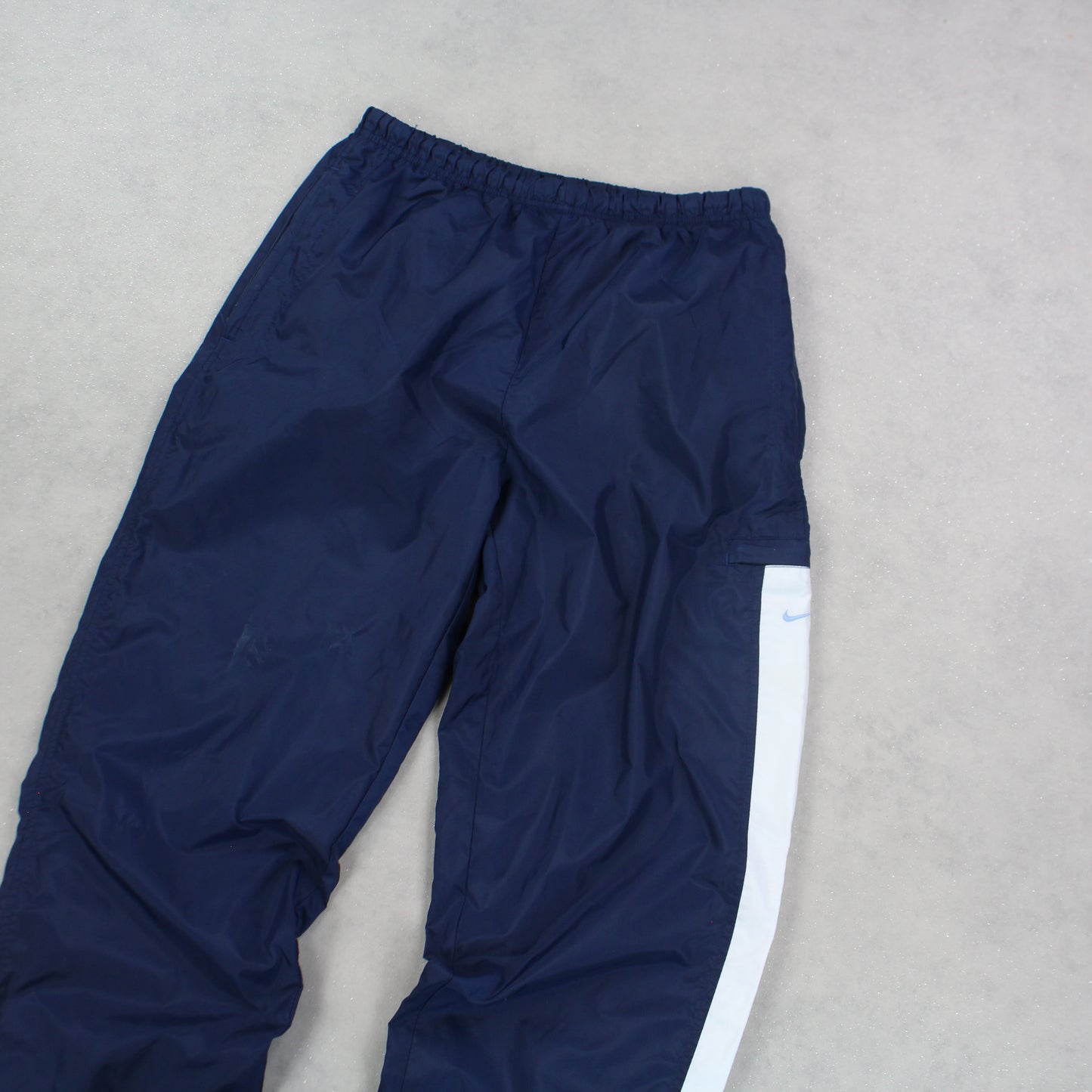 RARE 00s Nike Trackpants Navy - (S)