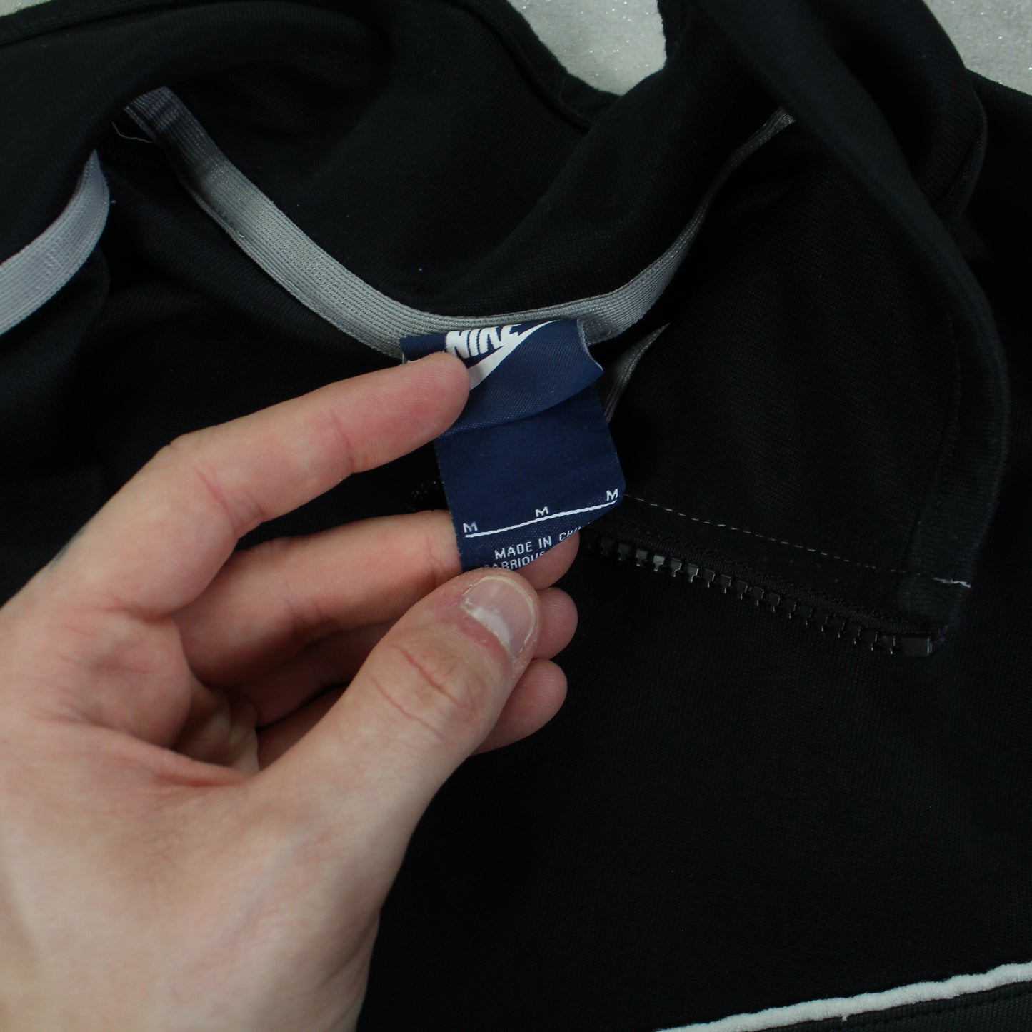 RARE 2000s Nike Track Jacket Black - (S)