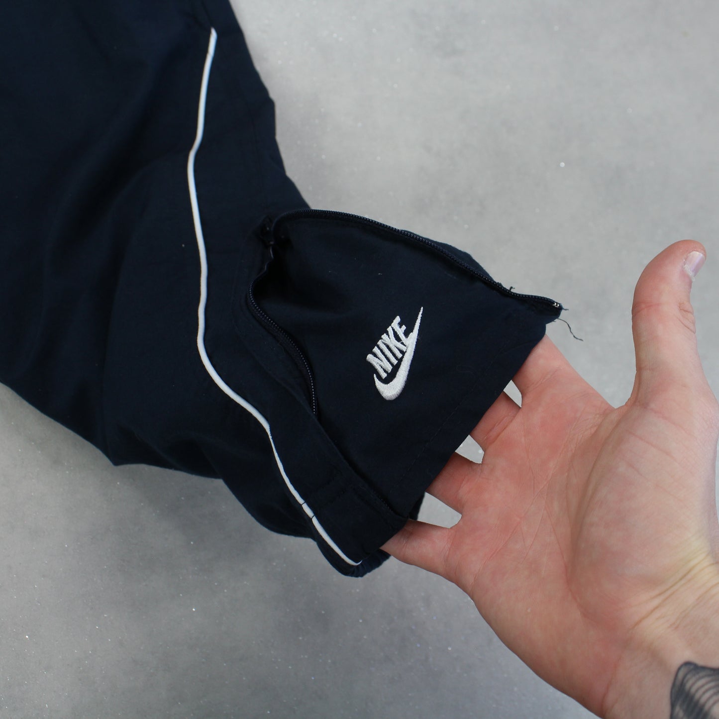 RARE 00s Nike Trackpants Navy - (S)