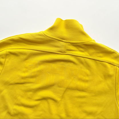 SUPER RARE 2000s NIKE Brasil Zip Up Jacket Yellow - (M)