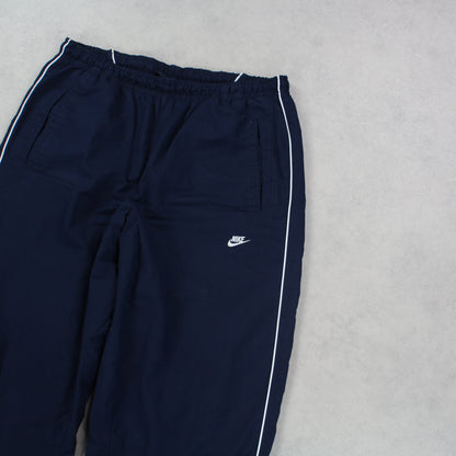 RARE 00s Nike Trackpants Navy - (L)