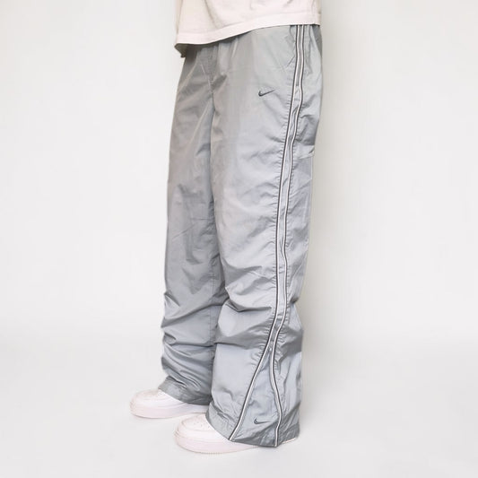SUPER RARE 2000s Nike Trackpants Grey *PREMIUM* - (L)