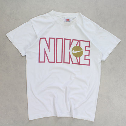 RARE 1990s Nike T-Shirt White - (L)