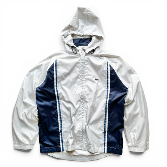 RARE 2000s Nike Track Jacket Grey - (M)