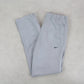 RARE 00s Nike Trackpants Grey - (M)