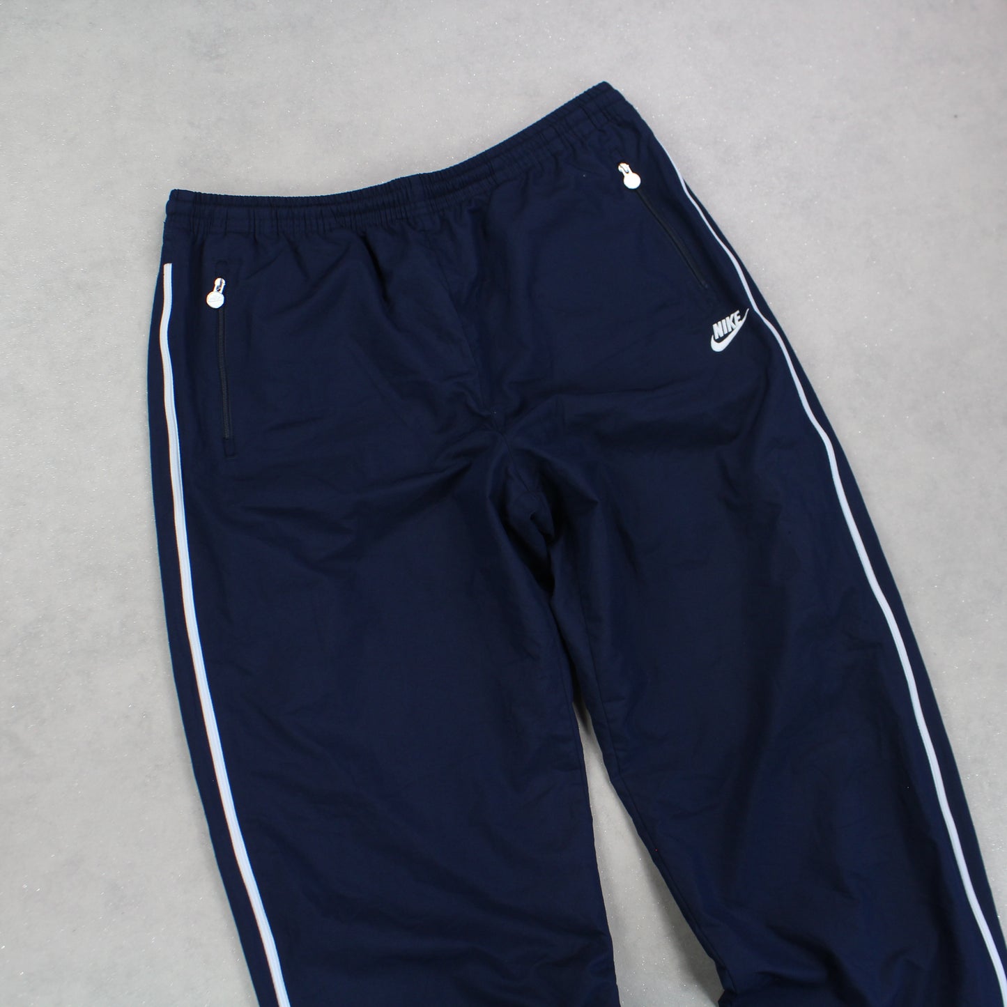 RARE 00s Nike Trackpants Navy - (XL)