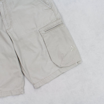 RARE Vintage 00s Nike Cargo Shorts Beige - (L)