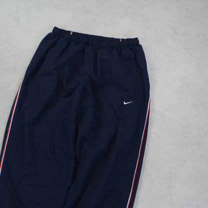 RARE 00s Nike Trackpants Navy - (M)