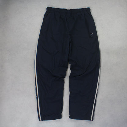 RARE 2000s Nike Trackpants Navy - (L)