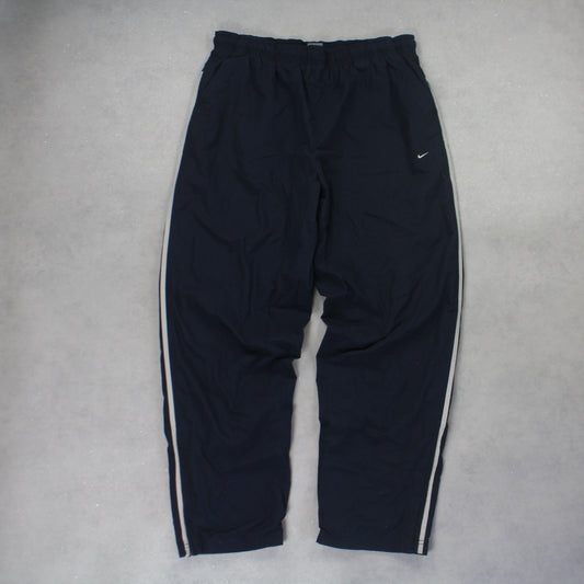 RARE 2000s Nike Trackpants Navy - (L)