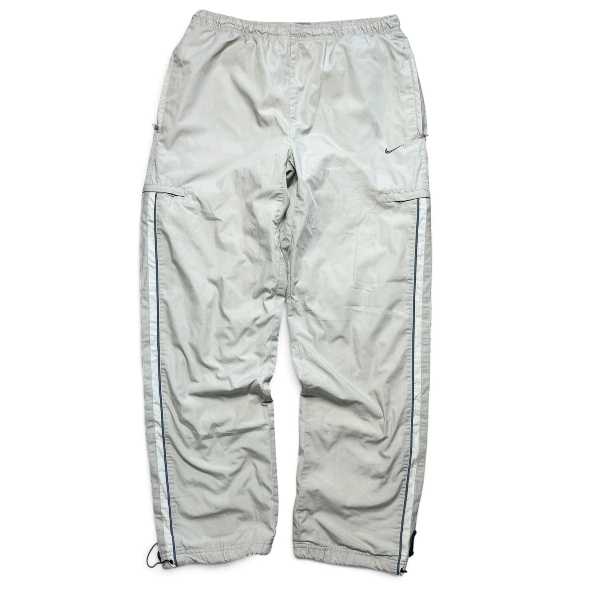 2000s Nike Trackpants Cream - (L)