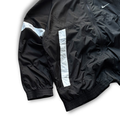 RARE 1990s Nike Track Jacket Black - (XL)