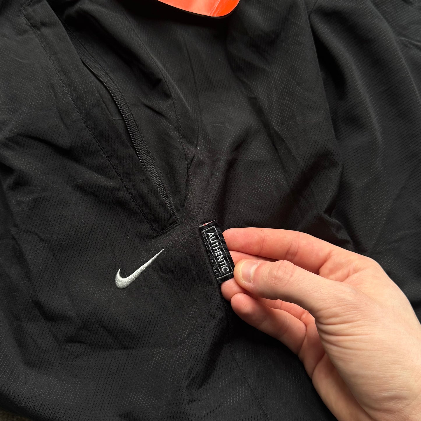 RARE 2000s Nike Trackpants Black BRAND NEW - (S)