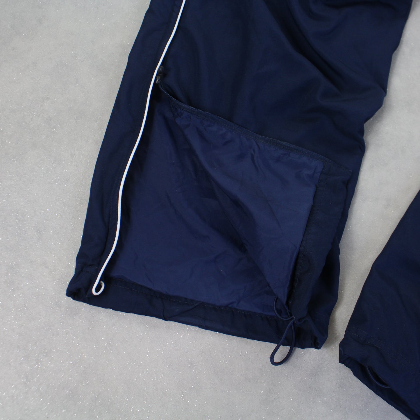 RARE 2000s Baggy Nike Trackpants Navy - (XL)