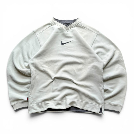 RARE 2000s Nike Sweatshirt Cream - (M)
