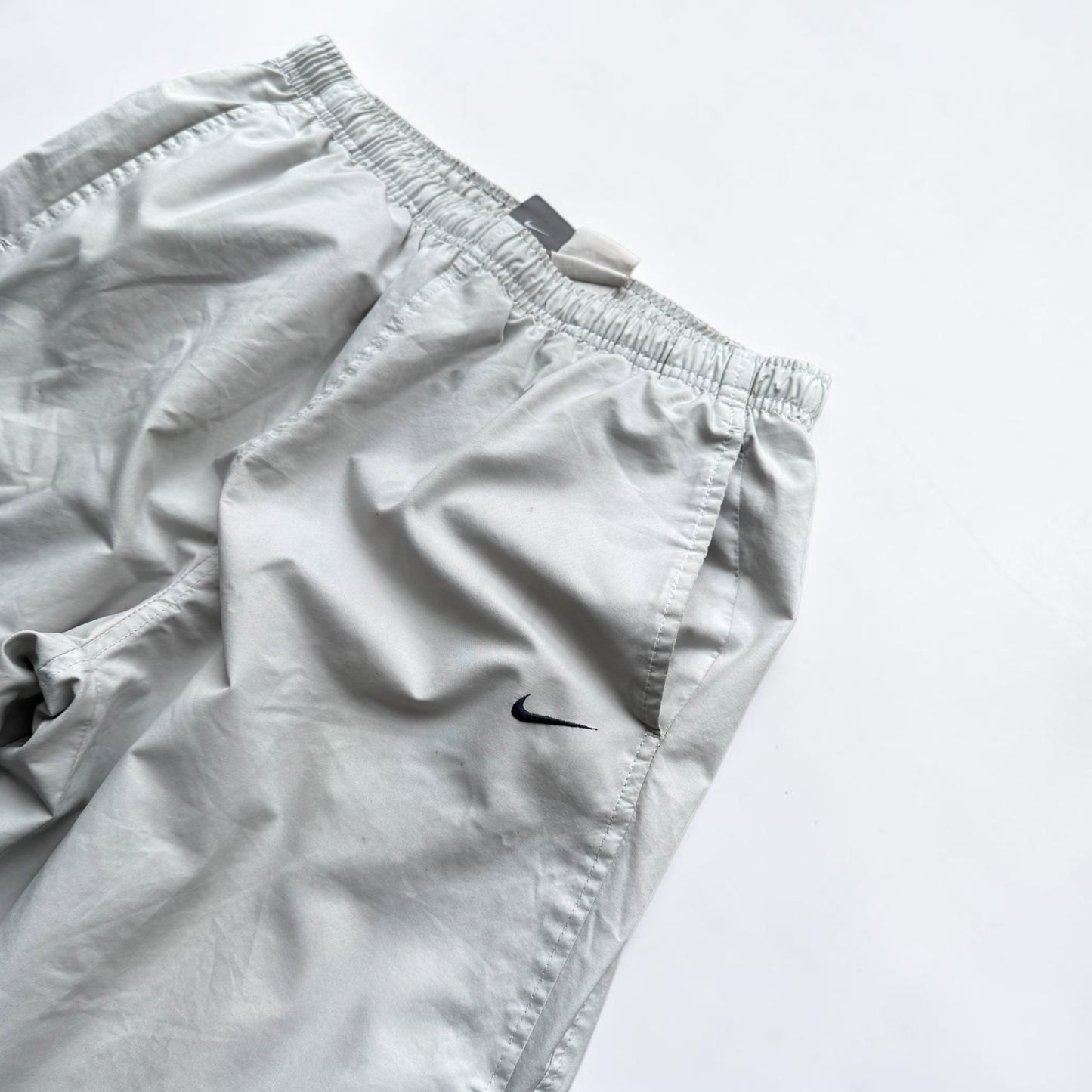 SUPER RARE 2000s Nike Trackpants Grey - (S)