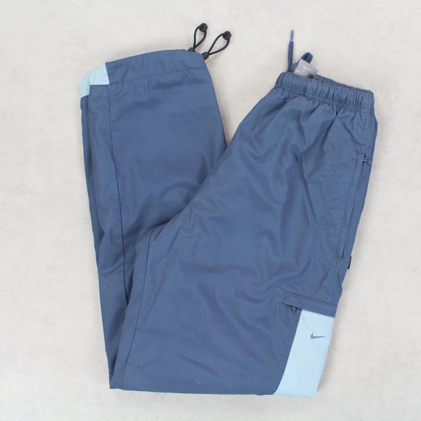 RARE Vintage 00s Nike Trackpants Blue - (S)