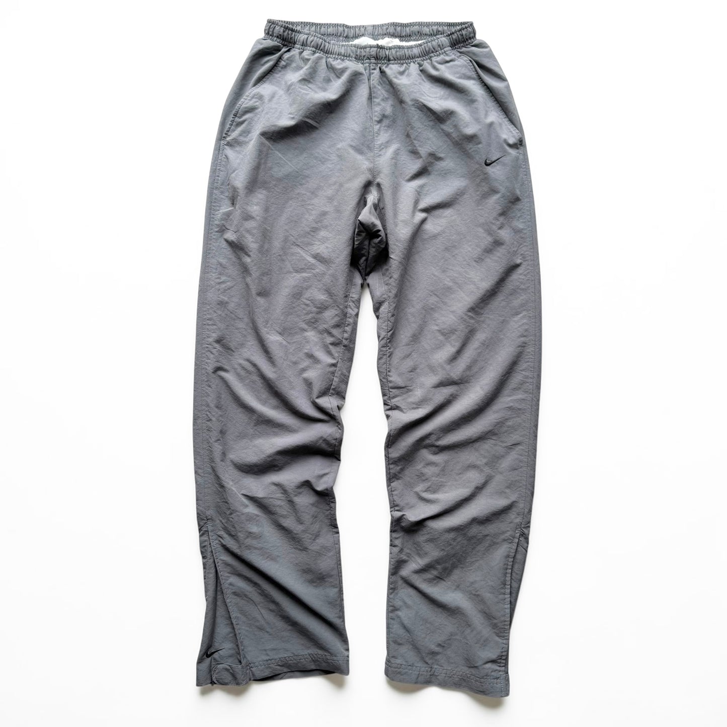 RARE 2000s Nike Trackpants Grey - (M)