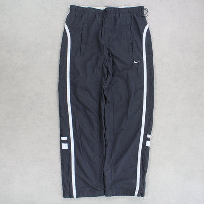 RARE Vintage 00s Nike Trackpants Grey - (L)