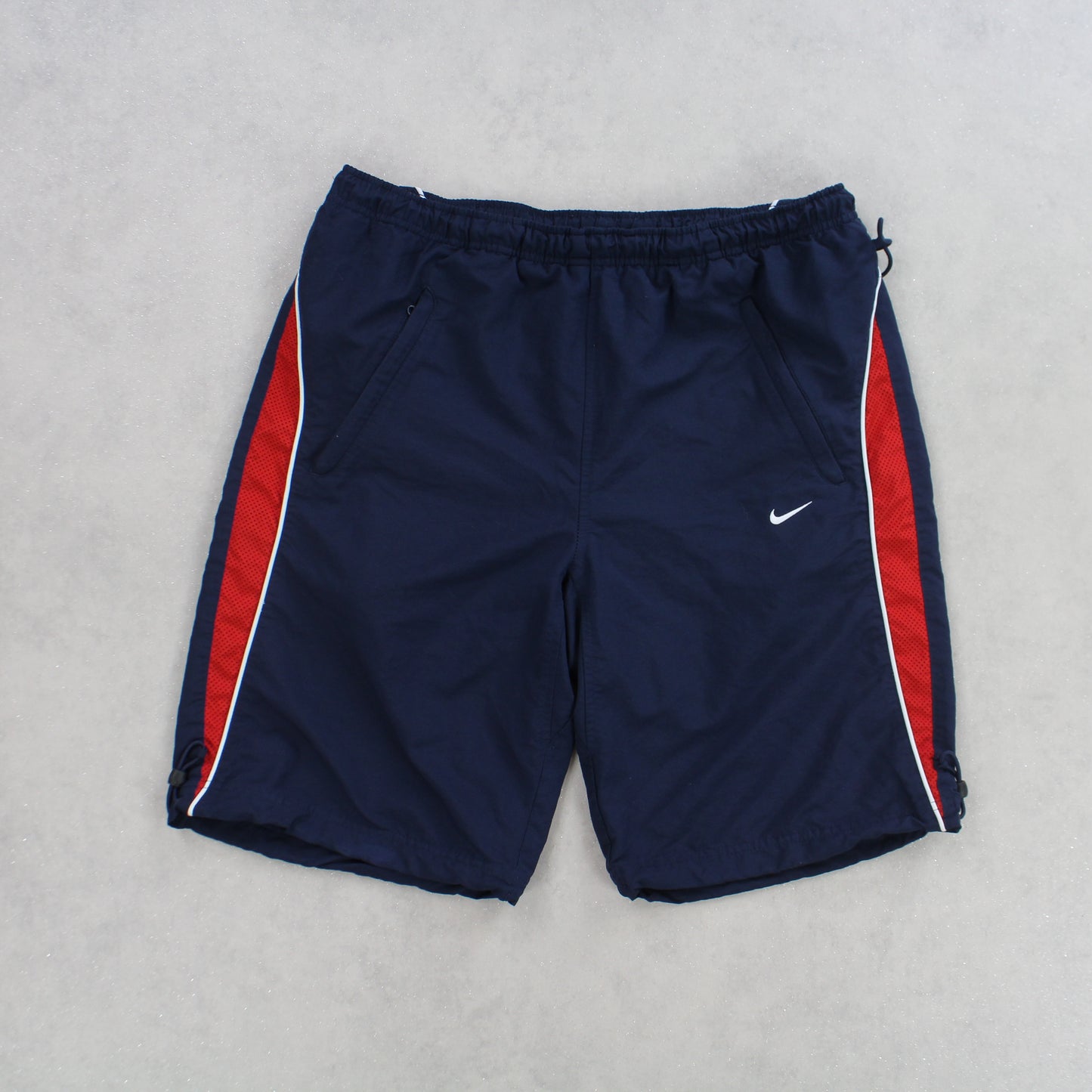 RARE 2000s Nike Track Shorts Navy - (L)