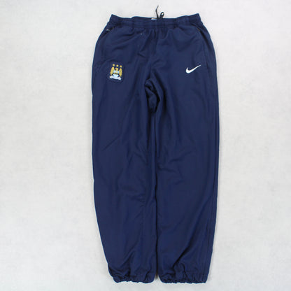 Vintage 00s Nike Man Ciry Trackpants Navy - (S)