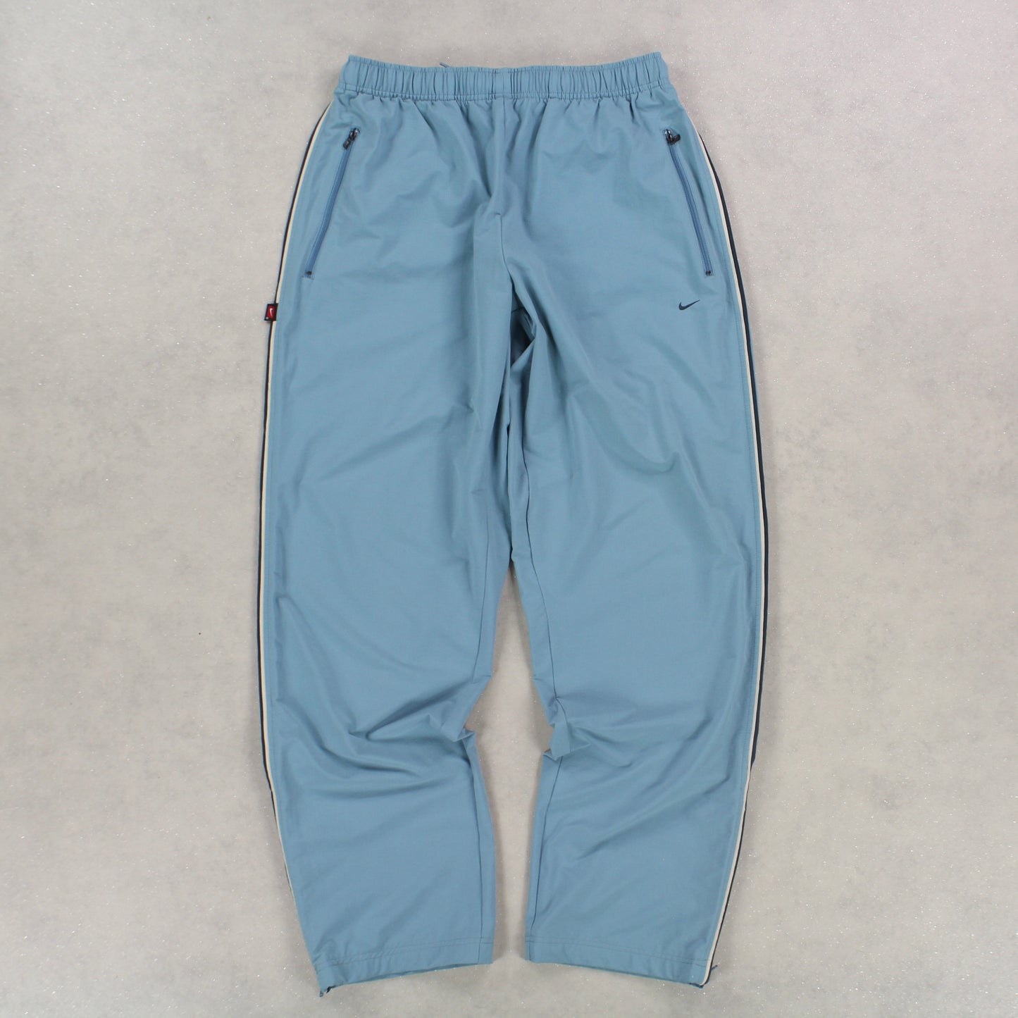 SUPER RARE 00s Nike Trackpants Blue - (S)