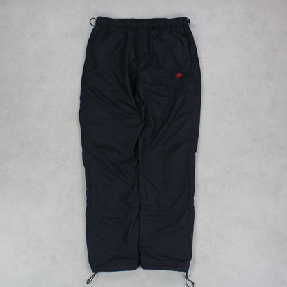 RARE Vintage 00s Nike Trackpants Black - (L)