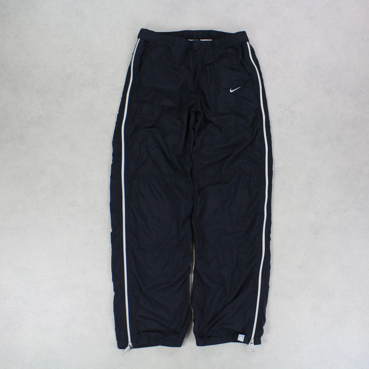 RARE 00s Nike Trackpants Black - (XS)