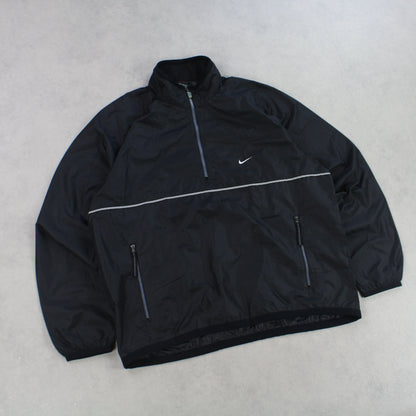 RARE 90s Nike Track Jacket Black - (L)