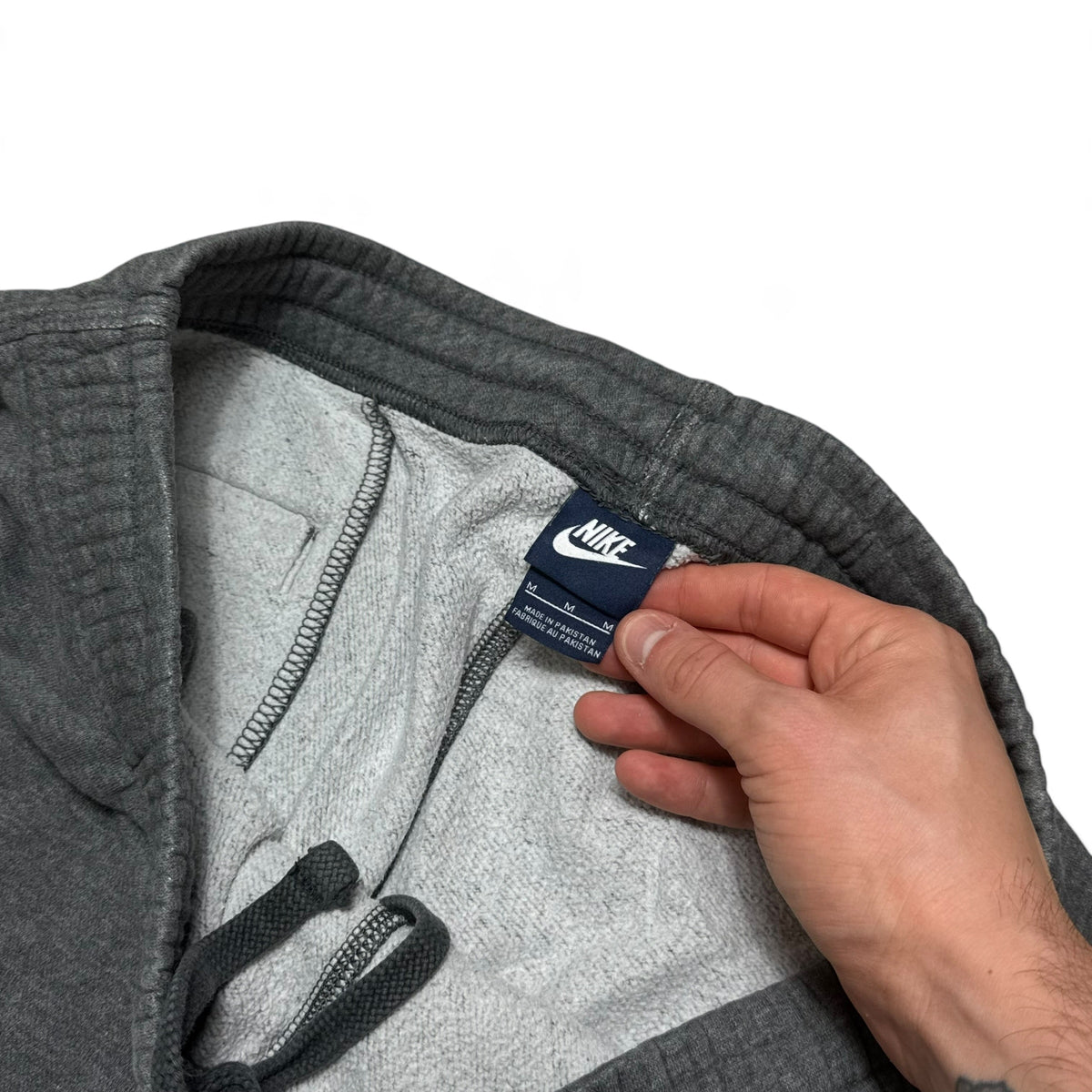 SEL TENE Nike Jogginghose mit weitem Bein, Grau - (M)