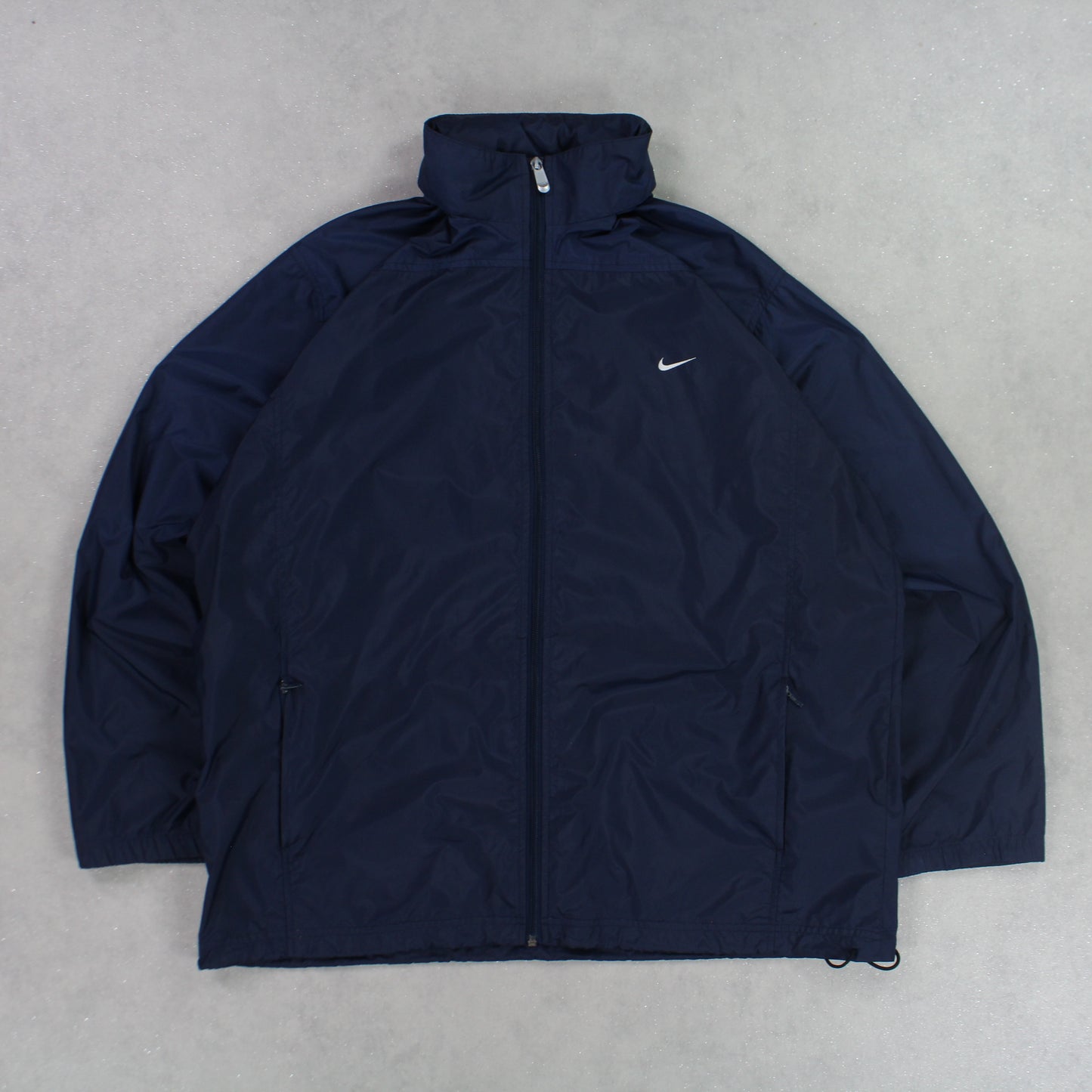 RARE 00s Nike Track Jacket Navy - (XL)