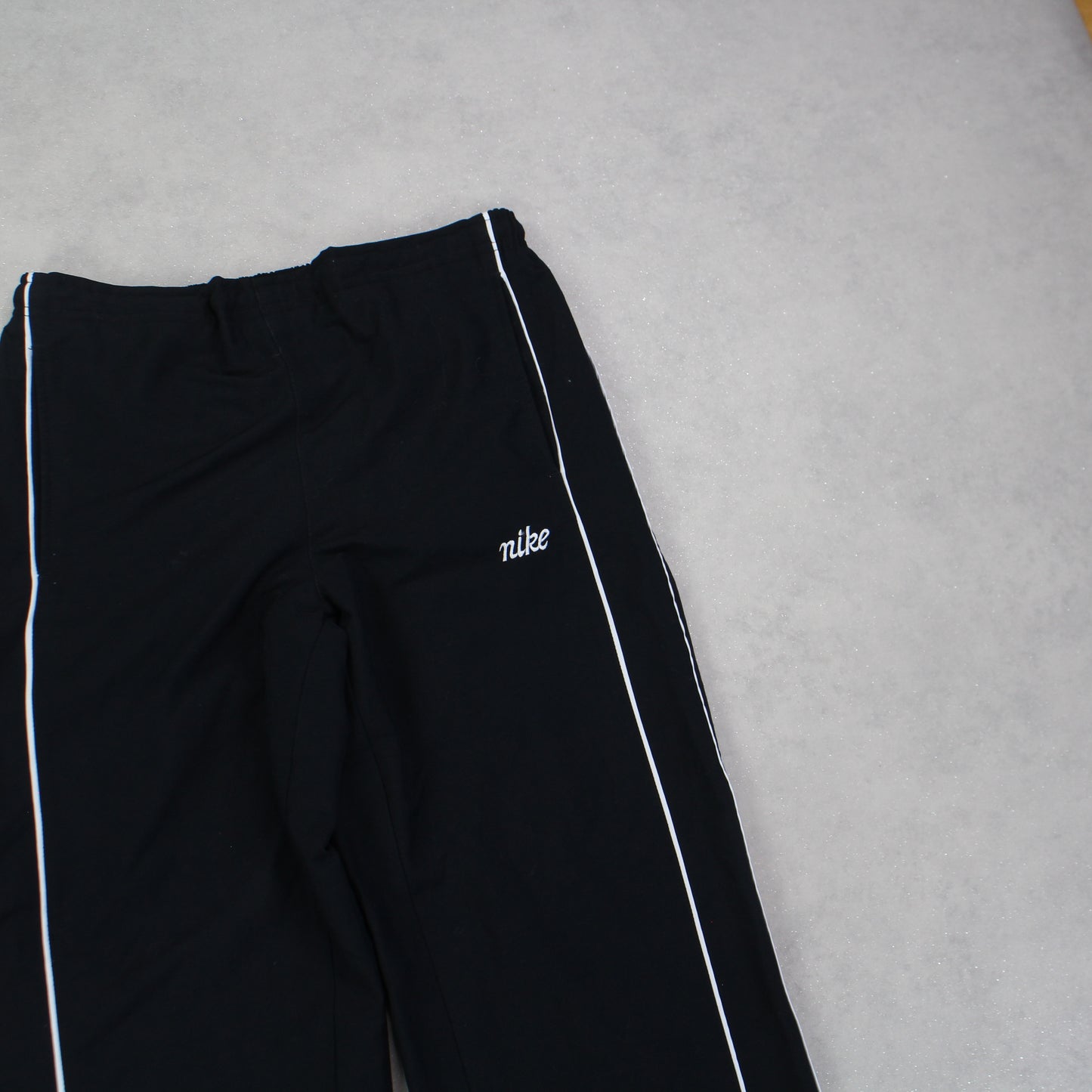 RARE 00s Nike Trackpants Black - (S)