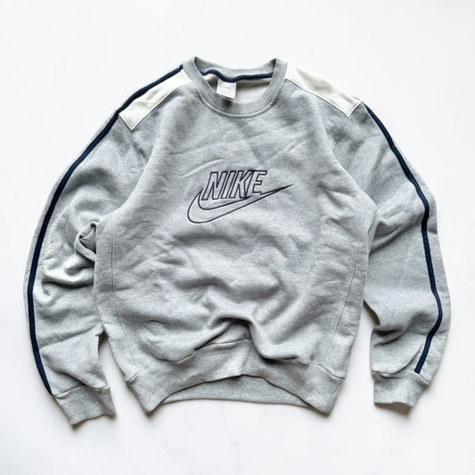 RARE 2000s Nike Sweatshirt Grey - (S)
