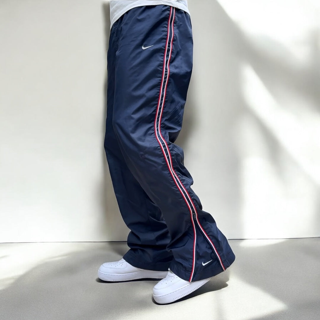 SUPER RARE 00s Nike Trackpants Navy - (M)
