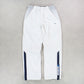 SUPER RARE 00s Nike Athletic Trackpants White - (L)