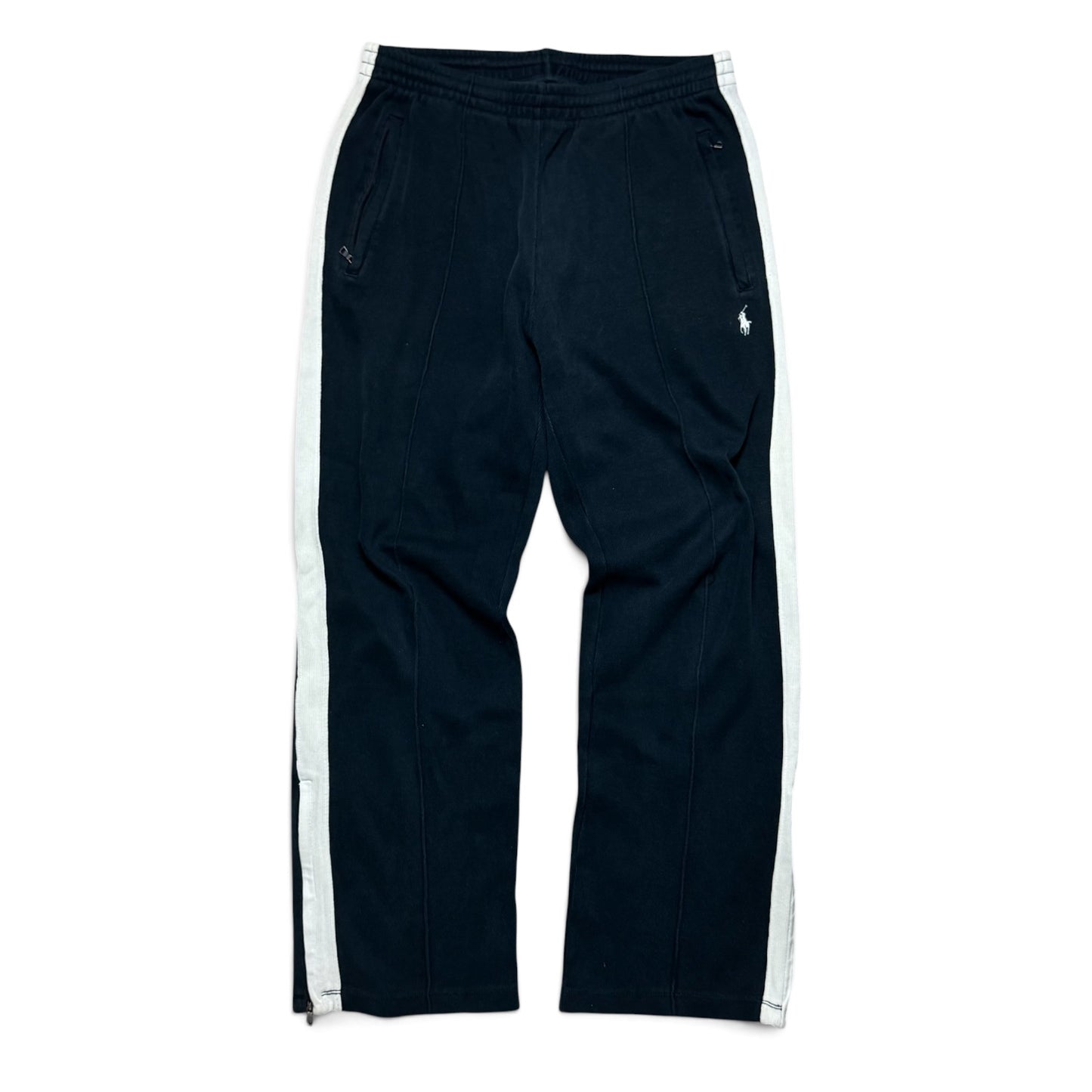 SUPER RARE 2000s Polo Ralph Lauren Joggers Black - (S/M)