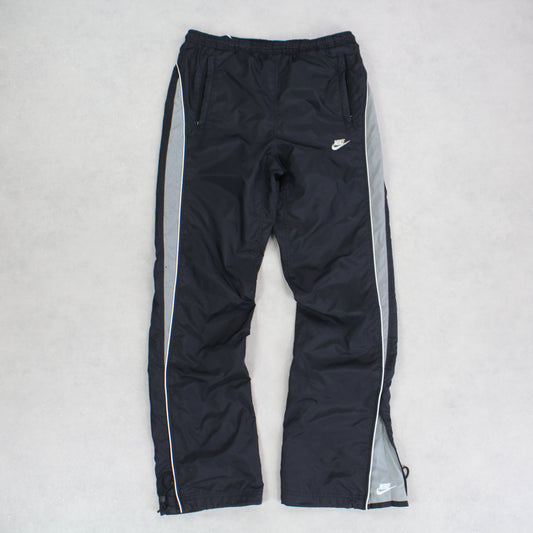 SUPER RARE 2000s Nike Trackpants Black *PREMIUM* - (M)