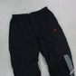 RARE 00s Baggy Nike Air Trackpants Black - (L)