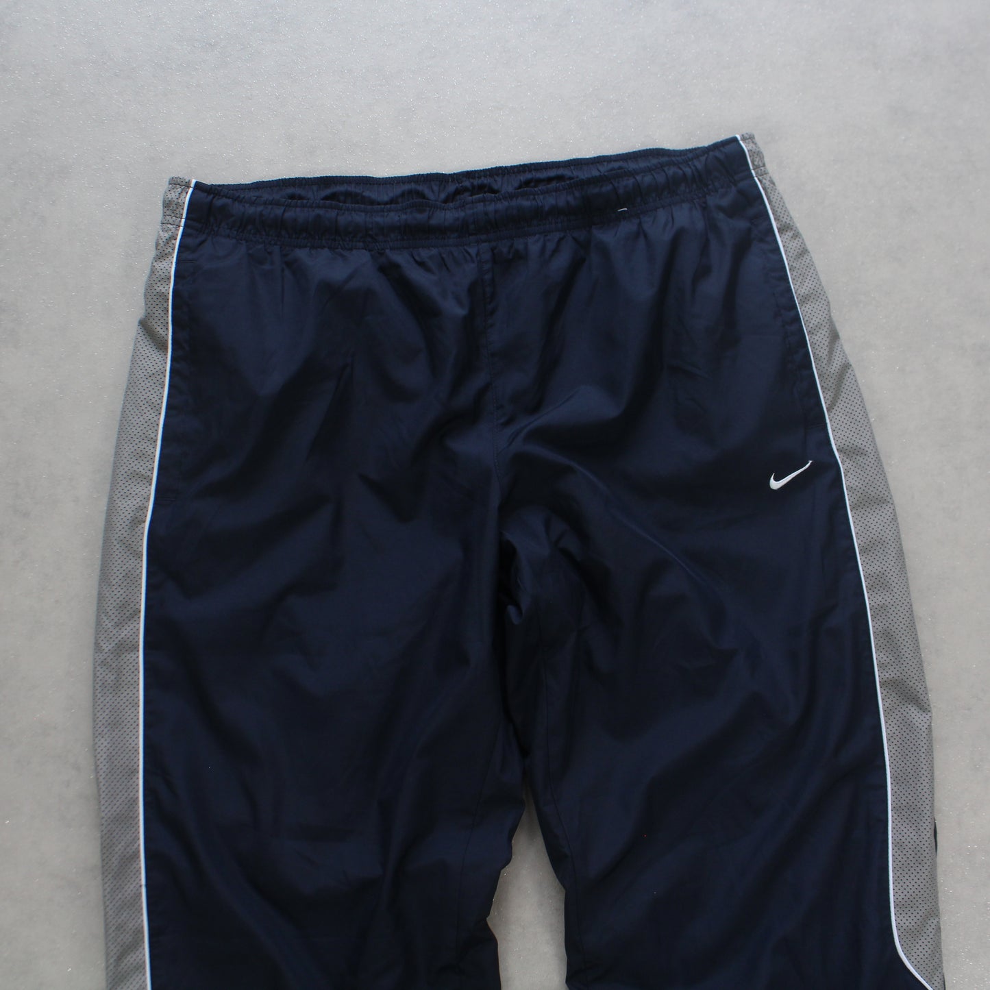 SELTENE Baggy-Trainingshose von Nike aus den 2000ern, Marineblau – (L)