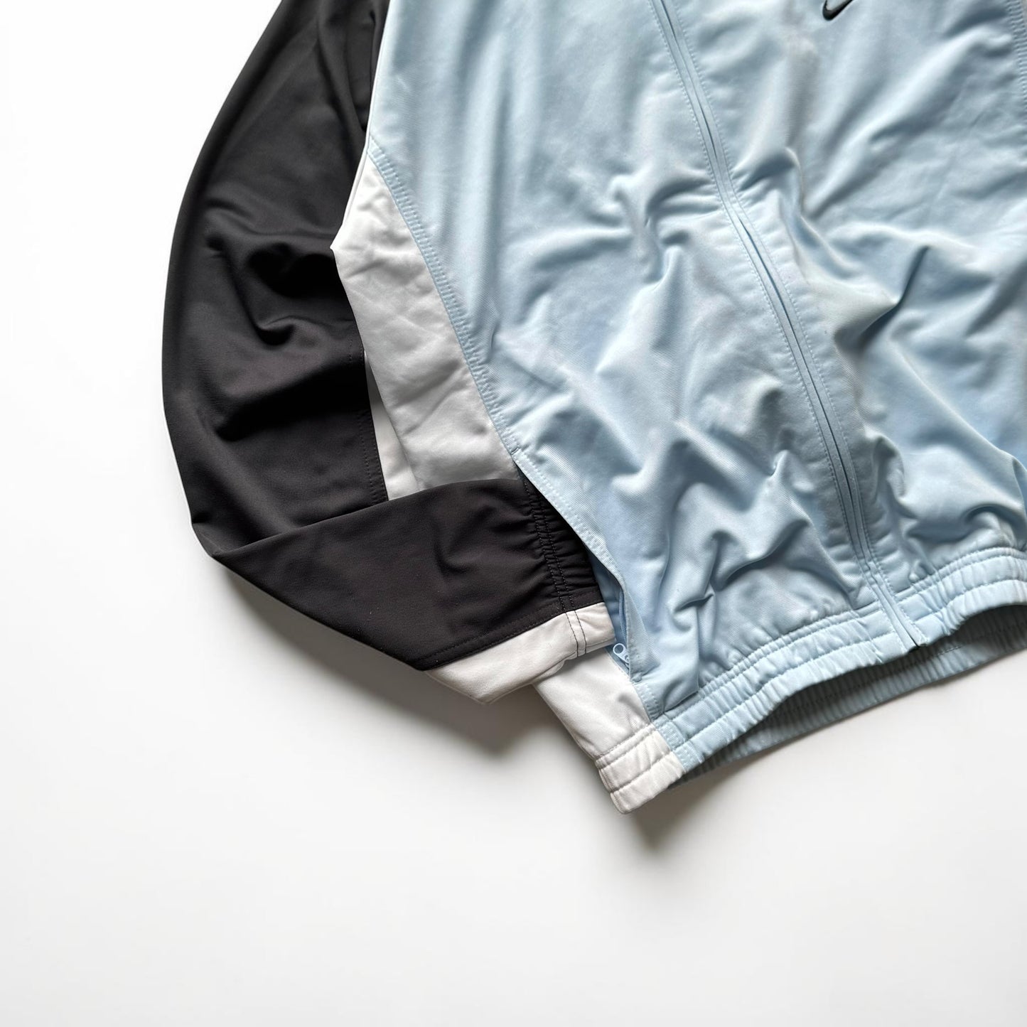 SUPER RARE 2000s Nike Track Jacket Baby Blue - (L)